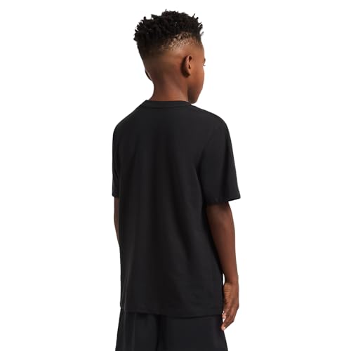 Image of Messi Boys' Lifestyle Short Sleeve T-Shirt, Slim-fit Graphic Tee, Cotton Blend Fabric
