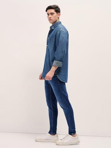Image of THE BEAR HOUSE Men's Cotton Skinny Fit Jeans