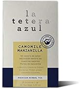 La Tetera Azul Kamille-infusie. Spijsverteringsinfusie en gasontlasting. Kamille Kamille. 20 zakj...