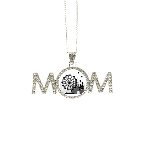 Pendentif grande roue raffiné pour la Fête des Mères en finition M