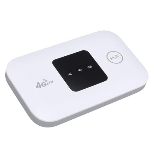 Image of Zunate 4G LTE Mobile Hotspot, 150Mbps Portable SIM Card Router with Secure Encryption, Supports 10 Devices for Phone, Laptop, Computer, and TV
