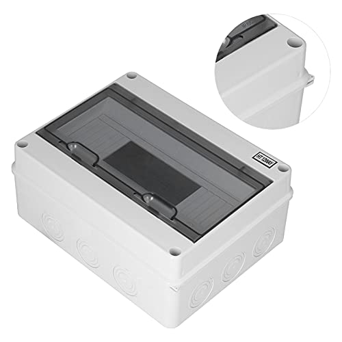 Boîte de jonction électrique robuste avec couvercle transparent de protection