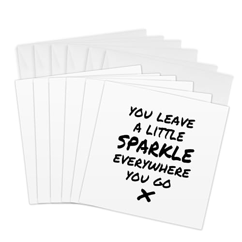 InspirationzStore Feel Good Compliments ? You Leave a Little Sparkle Everywhere You Go X ? Feel Good Compliment ? Greeting cards