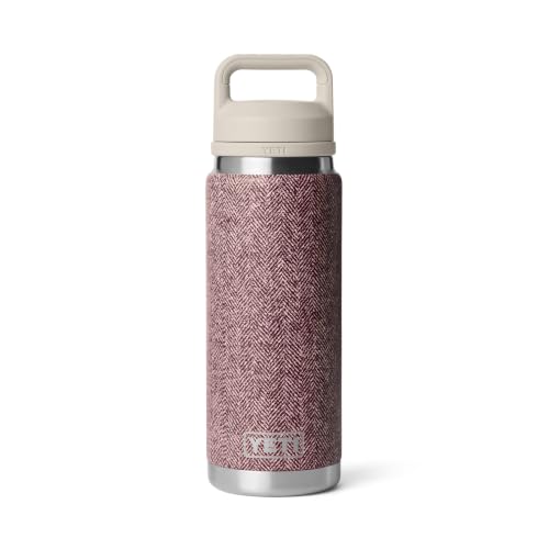 Image of YETI Rambler 26 oz Bottle, Leakproof, Vacuum Insulated, Stainless Steel with Chug Cap, Riverhead Red