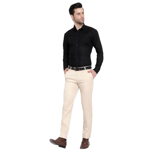 Image of Men's Formal Trouser for Men | Regular Fit Office Wear Pant | Business Casual Trousers | Comfortable Formal Pants for Office, Work