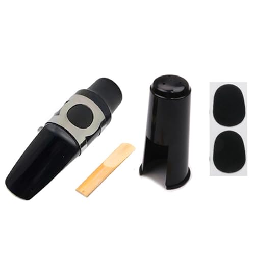 ABSサックスマウスピースフィッティングキット-リード、サムプロテクター、キャップ、リガチャー(アルトサックス用)交換用