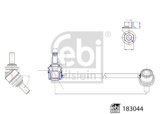 FEBI BILSTEIN Barre/tige (stabilisateur) 183044