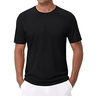 Material: This men’s solid short sleeve tee is woven from soft stretch lightweight material. Breathable structure lets air circulate freely in hot summer weather, avoiding sticky and stuffy feelings. It offers gentle contact with skin, keeping relaxe...