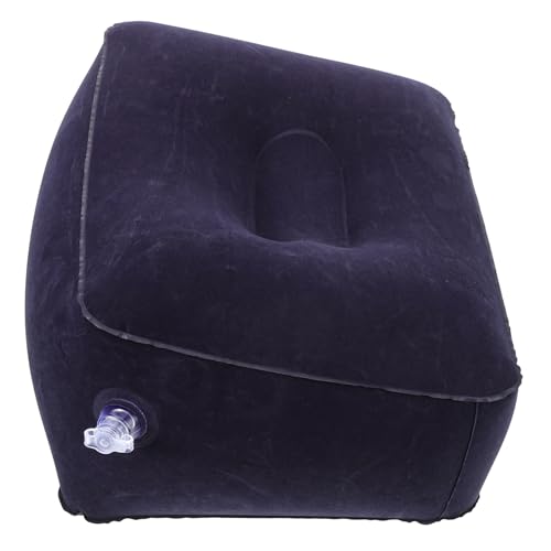 Gogogmee 床 マット インフレータブル フット レスト 旅行用 インフレータブル キャンプ マット 旅行用必需品 飛行用 インフレータブル 脚 枕 脚 休憩 枕 子供用 飛行機 ベッド 飛行