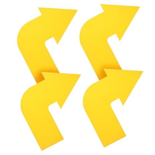 Hemoton Durable Tennis Training Devices 4pcs Arrow Angle Markers Safe Non-Slip for Various Sports Courts