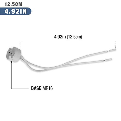 Demasled 5-Pack Mini Bi-Pin Socket Led Light Mr11 Mr16 Halogen Bulbs Base Lamp Gu5.3 G4 Gu4 Gu5.3 Gu6.35 Gy6.35 Gx5.3 Gz4 #TOP2