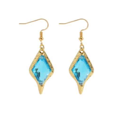 Genshin Impact Tartaglia Earrings Anime Game Hook Earrings Cosplay Jewelry For Womens For Girls, Zinc, No Gemstone Cover