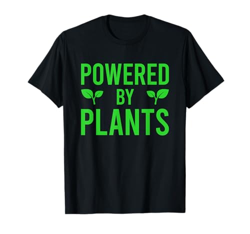 Powered By Plants Vegetarian Vegan Workout Plant Powered Camiseta