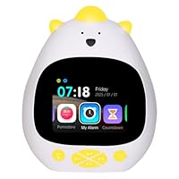 AI Voice Controlled Kids Smart Alarm Clock, Sleep Trainer, ok to Wake Clock, Kids Clocks for 2