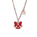 LKLNKVL Collar de Plata para Mujer, Collar De Horóscopo del Zodiaco Plata Ley S925, Signos, Cadena Constelaciones, Gargantilla Moda, Delicado, Joyería Regalo for Ellas, Parejas Niñas