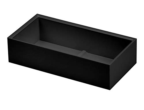 Bostitch Office Konnect Desk Organizer Accessory Tray, Wide, Stacks for Desktop Storage, Black
