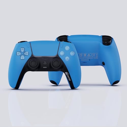 Battle Beaver Basic Pick Controller for PS5 with Rumbles In, TMR, X/O Rear Buttons, Carrying Case Starlight Blue