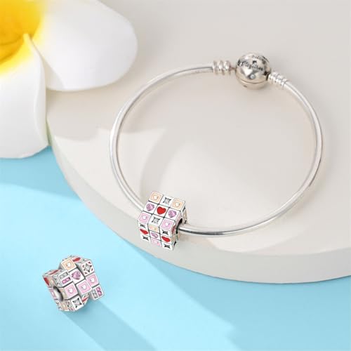 925 Sterling Silver Dangle Charms for DIY Jewelry - Pendants & Bead Charms for Women's Pandora Bracelets & Necklaces4