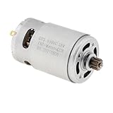 ChgImposs 12 Teeth 18V RS550 DC Motor for Electric Drill/Electric Screwdriver