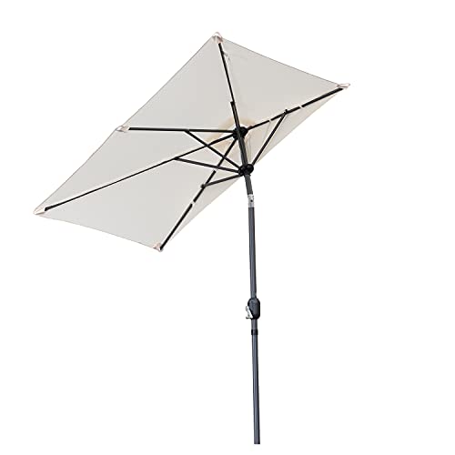 Angel Living 200 x 100 cm Mezzo Tondo Ombrellone