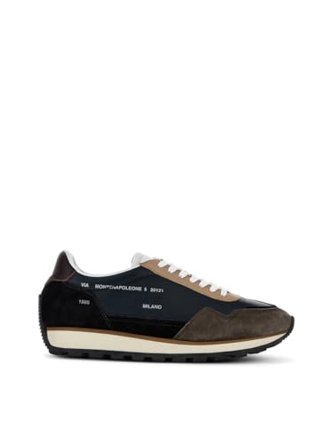 Sneakers Hogan 86er, Blu Nero e Marrone