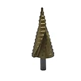Dies ist HSS Stufenbohrer / Pagoda Bohrer, der aus hochwertigem HSS Stahl ist, und mit der Titanium beschichtet, um die Reibung und Hitze zu reduzieren.