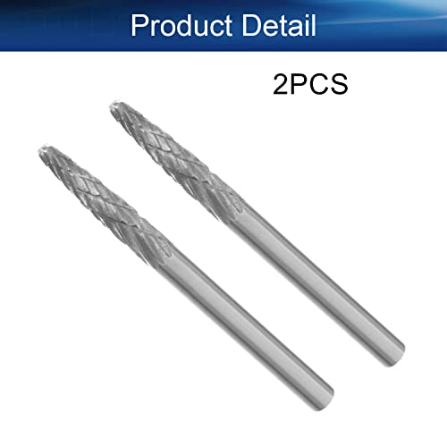 Fresas rotativas de carburo 3mm 2 piezas miniatura 4