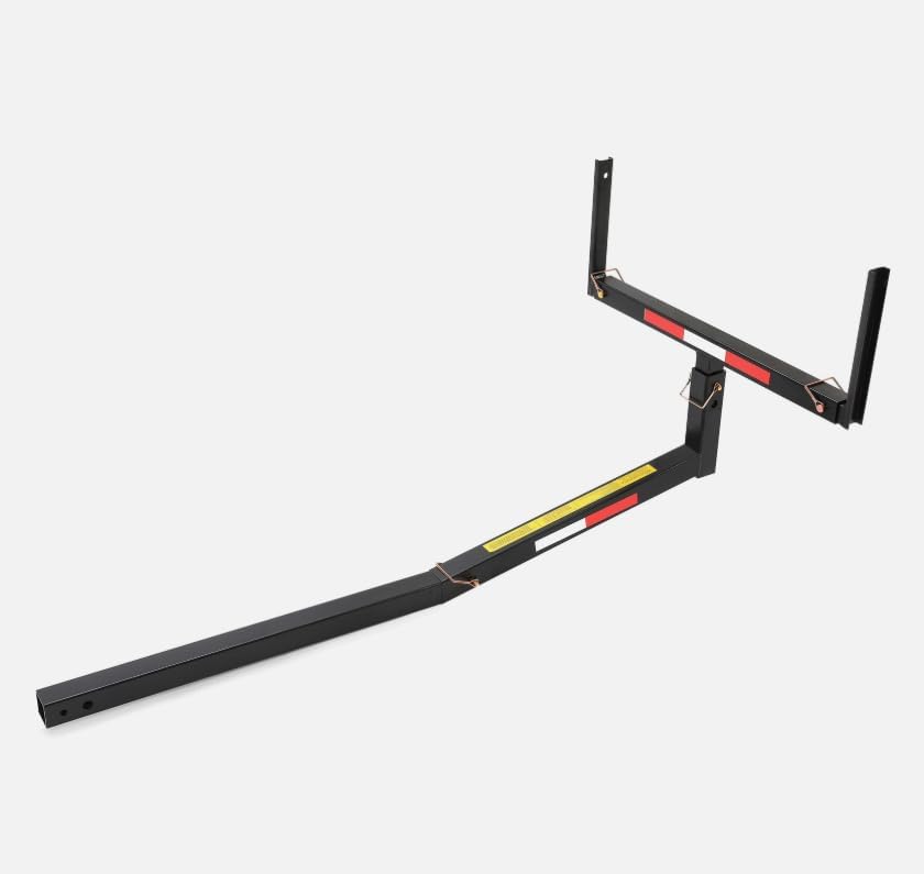 75" Truck Bed Hitch Extender Extension Rack Boat Kayak Canoe Lumber- 750LBS