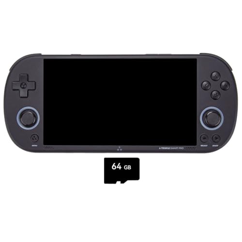 JOYARCH TRIMUI SMART PRO - Consola de juegos retro, pantalla HD de 12.6 cm, 720 x 1280, consola de juegos portátil, sistema Linux, reproductor de videojuegos integrado más de 12000 juegos con bolsa de