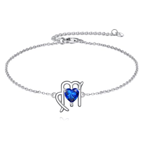 Zodiac Constellation Bracelet 925 Sterling Silver Constellation Link Bracelet Constellation Jewelry Gifts for Women