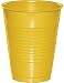 Creative Converting 28102181 20 Count Touch of Color Plastic Cups, 16 oz, School Bus Yellow