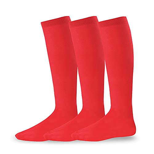 Image of Soccer Athletic Team Sports Knee High Tube Socks Softball Baseball Kids Women Men Unisex