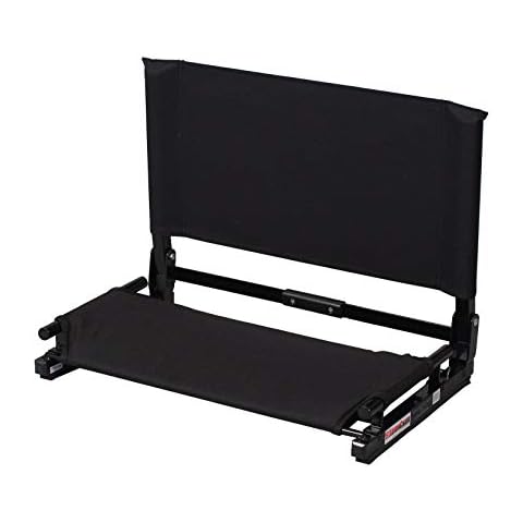 The Stadium Chair Company Deluxe Wide Model Stadium Chair, Black, 20 inch Cover