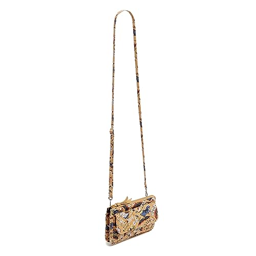 Image of Vera Bradley Women's Cotton Wallet Crossbody Purse with RFID Protection