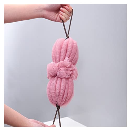 Serviette de bain longue ZZSRJ pour le dos avec fleur de massage
