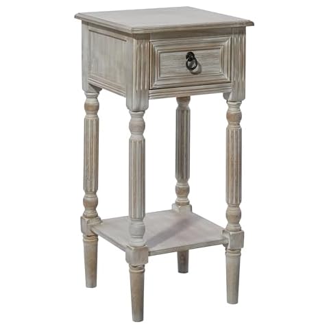 Deco 79 Farmhouse Pine Wood Accent Table Cover