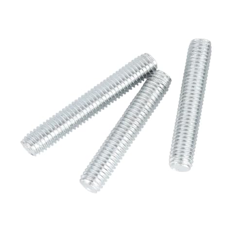 Goujons filetés M6 x 60mm en acier zingué pour fixations industrielles, lot de 10 pièces - 5