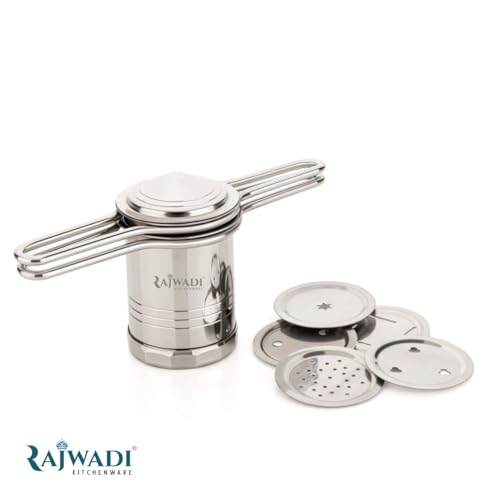 Image of Rajwadi Stainless Steel Press Sev Sancha Machine /Muruku Maker /Idiyappam Maker /Dab sev Sancha