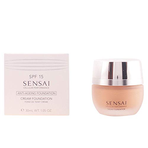 Kanebo Sensai Cellular Performance femme/woman, Cream Foundation CF24 Amber beżowy, 1 opakowanie (1 x 30 ml)