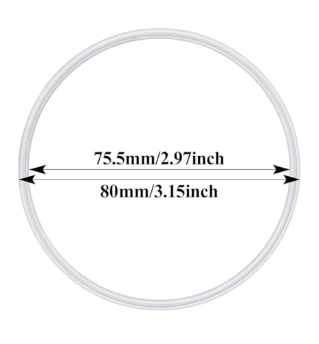 6 piezas de juntas blancas para licuadora Carbon-14 miniatura 2
