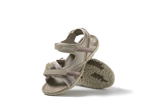 JOTA KA Sandalias Deportivas para Mujer – Verano, Transpirables y Ajustables, Suela Antideslizante, Senderismo y Casual (Beige, Sistema tallas calzado EU, Adulto, Mujer, Números, mediano, 37)