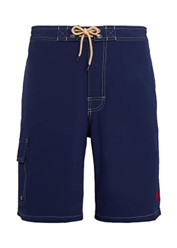 Ralph Lauren Kailua Classic Fit Badehose in Newport, Marineblau, Größe L, Polo-Badeanzug, Newport Marineblau