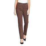 Regular straight leg fit Bandolino Damen Mandie Signature Fit 5 Pocket Jeans, Heißer Espresso, 38