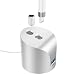 MoKo Charging Stand Compatible for Apple Pencil,Portable Desktop Fast Charging Station Charger Dock Pen Holder for Apple iPad Pro Pencil/Pen iPad Pro 12.9 10.5 9.7, iPad 10.2 2019 - Silver