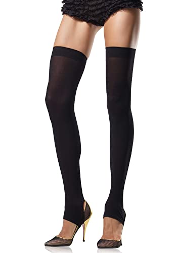 Leg Avenue Women's Stirrup Thigh High Stockings