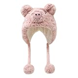 【Chaleur accrue】 Ce bonnet de peluche épaisse et coupe-vent vous garde pendant les froides journées d'hiver, que ce soit à l'extérieur ou pour faire des courses.