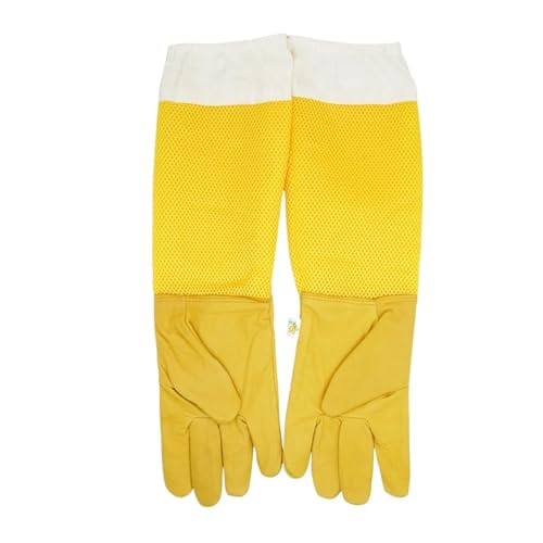 Gants d'apiculture 3XL et manchons de protection ventilés pour outils anti-ruches