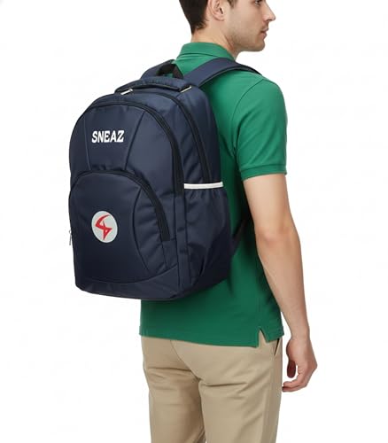Image of 19 inch /36L Large Water Resistant School Bag, Casual 4 Compartment Backpack, Laptop Bag for Men and Women, Stylish & Trendy College Bag, Travel Bag For Unisex (BP-SNZ-02377)