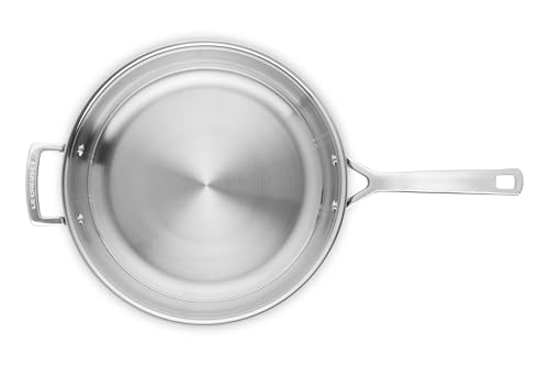 Image of Le Creuset Stainless Steel Classic 3-Ply Fry Pan, 12 inch