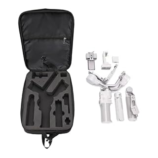 Sac de rangement pour stabilisateur à cardan Compatible avec DJI RS4 Mini, caméra portable Sac à dos de voyage grande capacité Support pour caméra Pochette pour caméra Organiseur (étui uniquement)